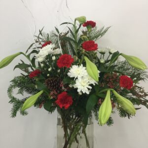 Christmas Vase Display