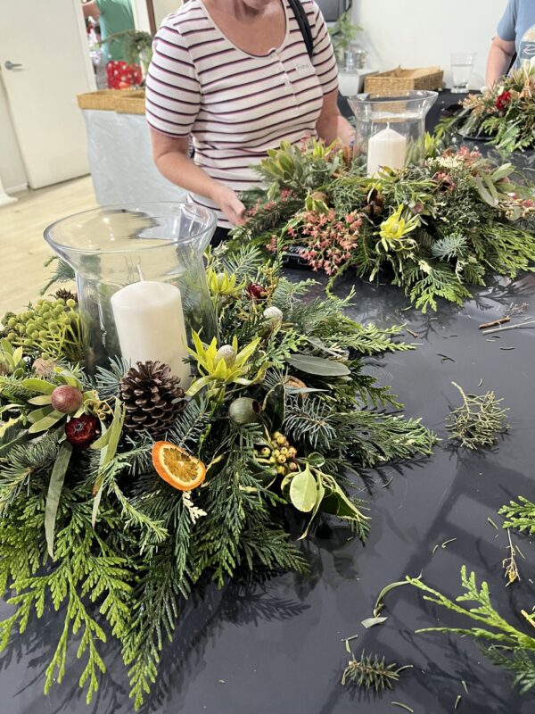 Christmas Table Arrangement or Christmas Table Wreath - Image 12