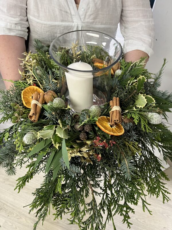 Christmas Table Arrangement or Christmas Table Wreath - Image 13