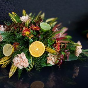 Oval Table Arrangement