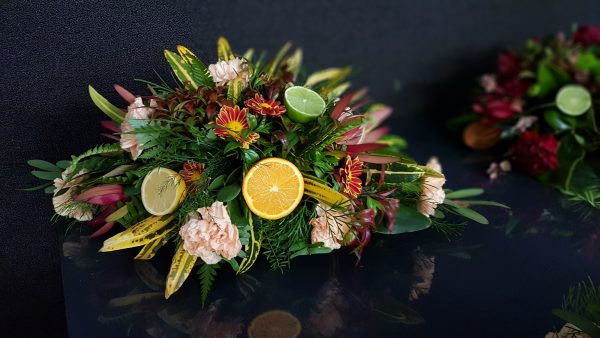 Oval Table Arrangement